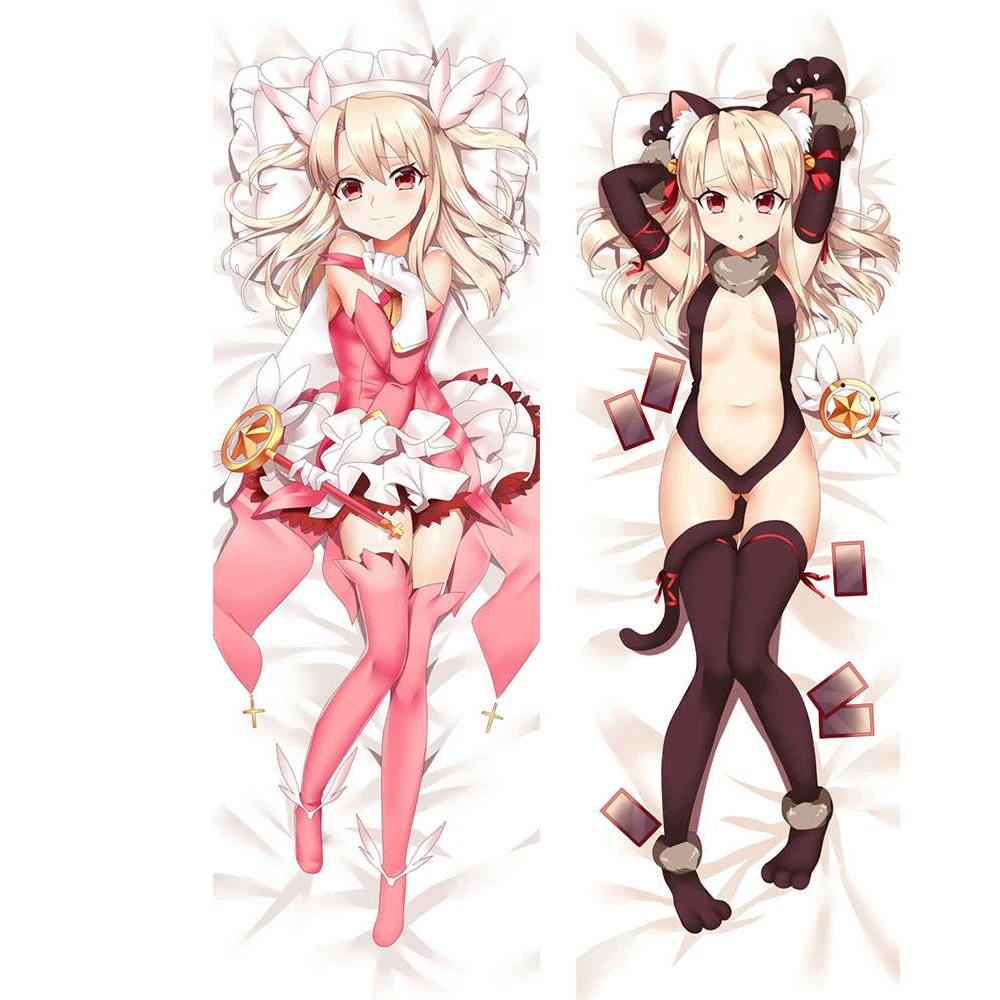 

Anime fate kaleid liner prisma illya Character miyu edelfelt & kuroe von einzbern pillow cover Dakimakura case female pillowcase