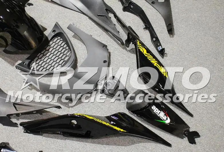 Полный комплект обтекателя мотоцикла подходит для Aprilia RSV4 1000 2010 2011 2012 2013 АБС-пластик изготовленный на заказ