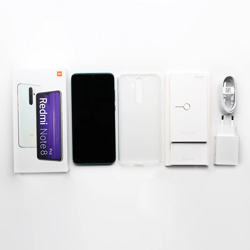 Xiaomi Redmi Note 8 Pro с глобальной прошивкой, 6 ГБ, 64 ГБ, смартфон, 64 мп, четыре камеры, 6,53 дюймов, Helio G90T, четыре ядра, аккумулятор 4500 мАч, NFC