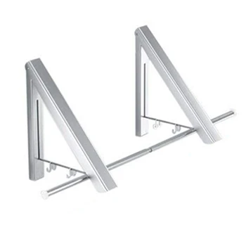 

Foldable Hanger Adjustable Drying Rack Telescopic Hanger Wall-Mounted