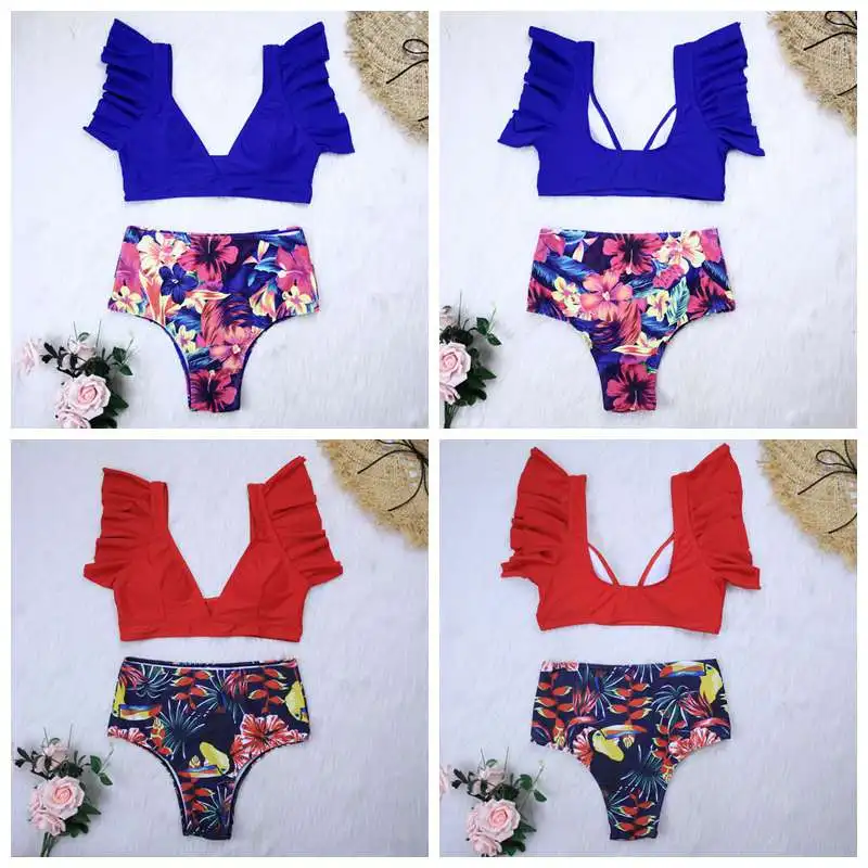 MUOLUX Bikini 2020 solid swimsuit women swimwear sexy Low Waist Bikini Set bandage push up Biquini Summer Beach Bathing Suit MUOLUX Bikini 2020 solid swimsuit women swimwear sexy Low Waist Bikini Set bandage push up Biquini Summer Beach Bathing Suit