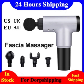 

Massage Gun Deep Muscle Massager Muscle Pain Body Massage Exercising Relaxation Slimming Shaping Relief Noise Reduction Design