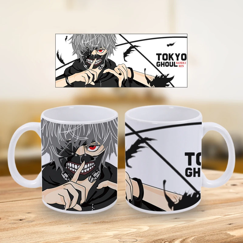 アニメ東京グール漫画 Kaneki ケンフィギュアマグ変色 Diy コーヒーミルク茶セラミックカップ少年少女のための誕生日ギフト Costume Props Aliexpress