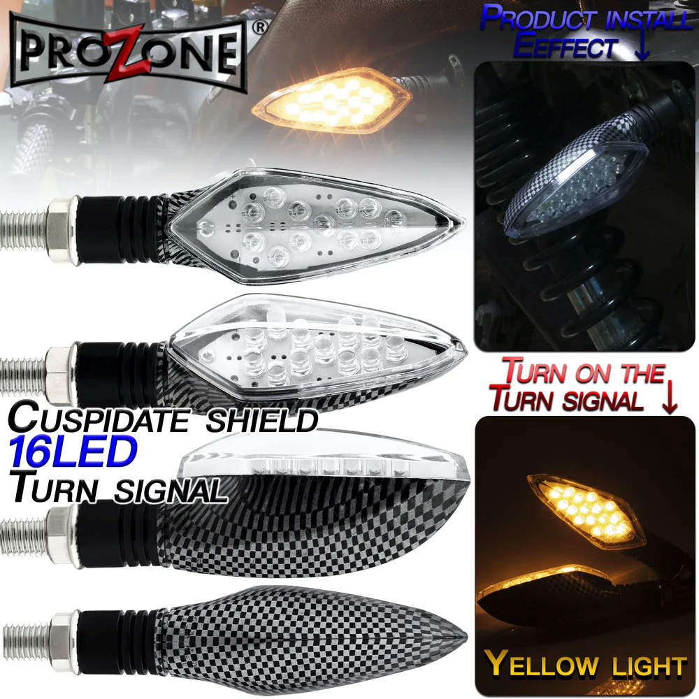 

Pair Universal LED Turn Signal Lights Motorcycle Turn Signal Indicator Lights Motorbike Turn Signal Indicator Tail Lights 12V