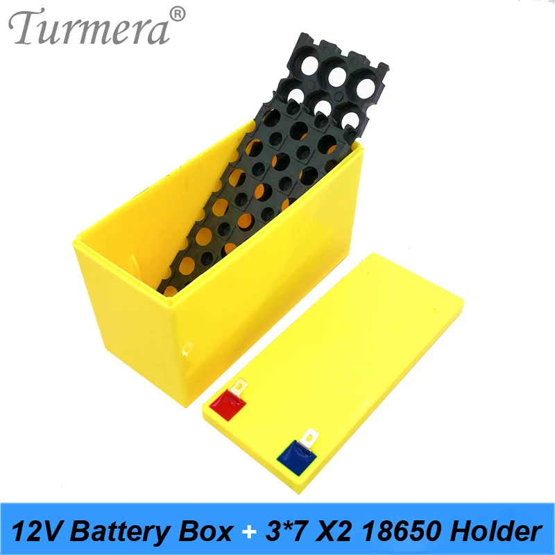 Turmera Lithium Rechargeable Battery Storage Box with 3x7 Bracket for 12V 24V Uninterrupted Power Supply and E-bike Battery Use 04