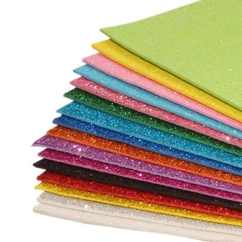 

2mm Sponge Glitters Foam Paper Kraft Paper Gold Craft Paper Powder Handmade Paper Craft Decor DIY Ethylene-EVA Dust Sponge Paper