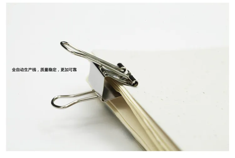 Irwin Wholesale Office Supplies Silver Binder Clip 25 Mm Medium Dovetail Clip Metal Clip Homegrown Wallet