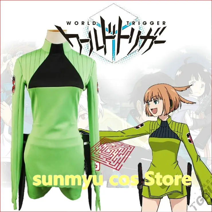 Костюм для косплея WORLD TRIGGER Konami Kirie Индивидуальный размер на заказ Хэллоуин |