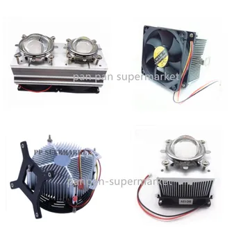 

LED Heatsink Cooling Radiator + 60 90 120 Degrees Lenes + Reflector Bracket + Fans For High Power 20W 30W 50W 100W LED