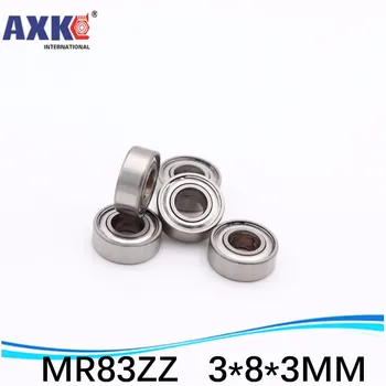 

AXK Factory direct sale MR83 SMR83 Z SMR83ZZ L-830ZZ X3ZZ 3*8*3 mm stainless steel 440C material high quality 10pcs/lot