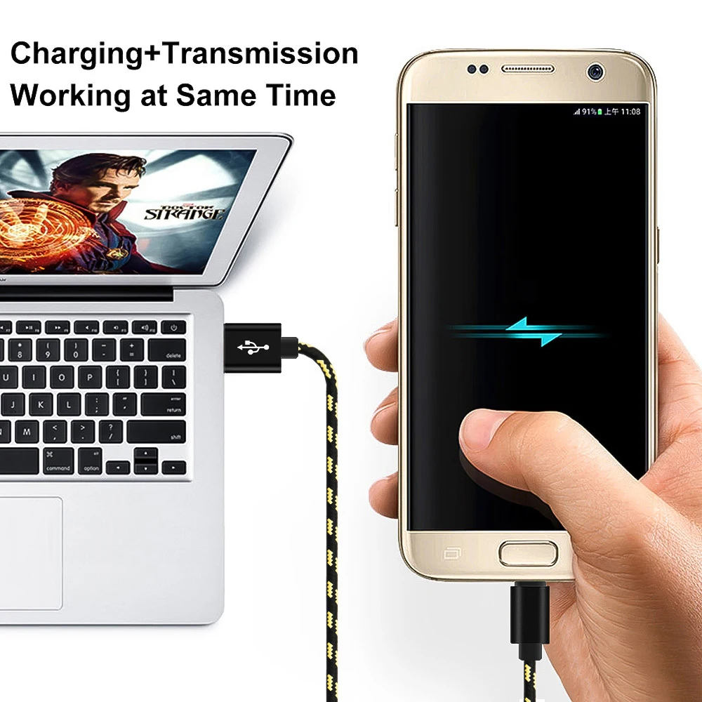 PUJIMAX Micro USB кабель быстрой зарядки ЗУ для мобильного телефона синхронизации