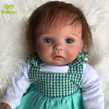 Маленькая кукла-реборн 35 см, мягкая силиконовая кукла-реборн для младенцев, куклы для новорожденных, кукла-Реборн, Подарочные игрушки