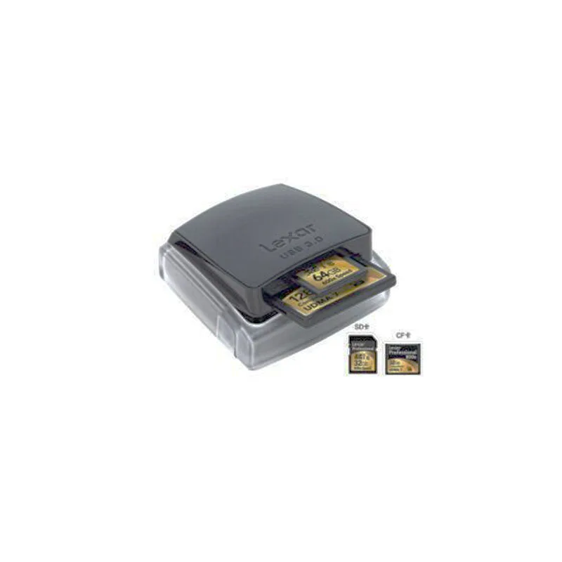 Lexar профессиональная карточка CF sd-карта смарт-кард-ридер USB 3,0 двухслотовый высокоскоростной рабочий процесс передачи файлов до 550 м/с для камеры