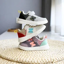 Chaussures de sport pour bébé, avec panneau en maille, pour enfant en bas âge, printemps 2021 