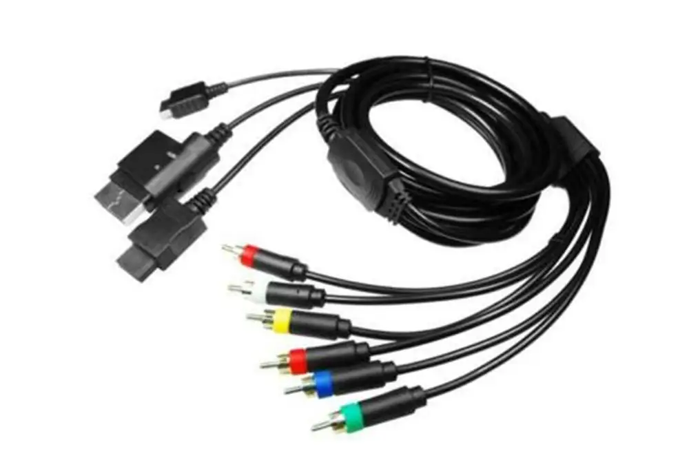 Ruitroliker 1,8 м 3 в 1 Компонентный кабель HDTV Аудио Видео AV 5RCA кабель для PS 2/PS 3/Xbox360/wii