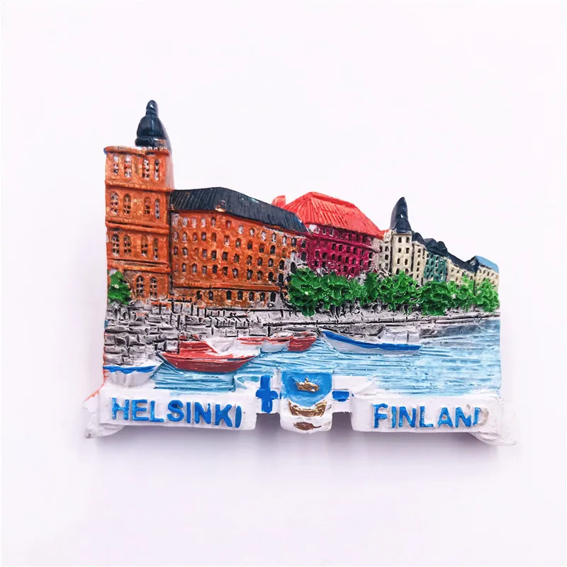 World Tourist Fridge Magnet Souvenir Los Angeles California USA Ireland Romania Croatia Monaco Finland Luxembourg Fridge Sticker