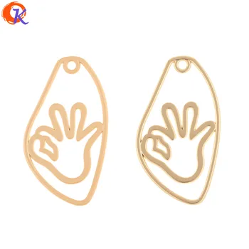 

Cordial Design 100Pcs 20*36MM Jewelry Accessories/Hand Made/Charms/Earrings Connectors/DIY Jewelry Making/Earring Findings