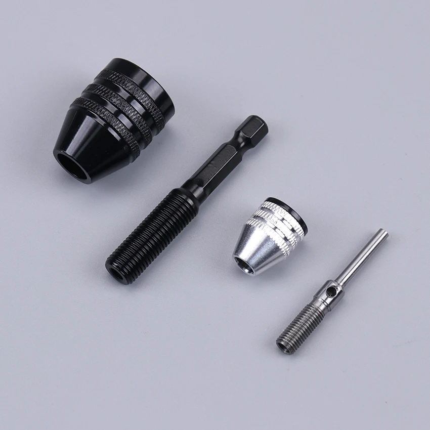 1PC Quick Change Keyless Drill Bit Chuck Hex Shank Adapter Converter Tool Three-Jaw Chuck Electric Grinder Drill Chuck
