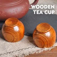 Ресторан мини вино 50 мл деревянная чашка Питьевая Кружка Прочный натуральный кофе сок ручной работы бар
