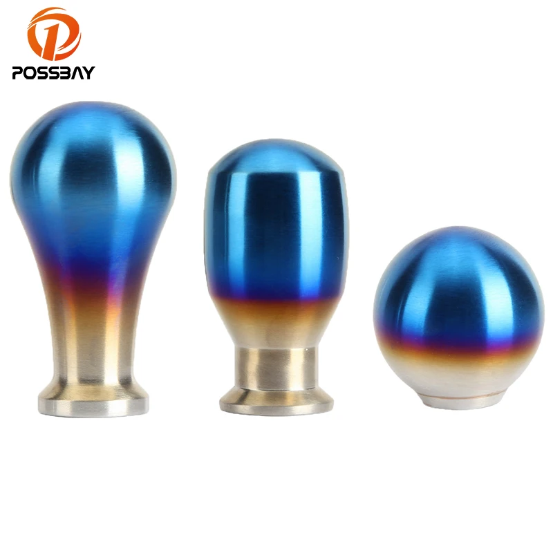 

POSSBAY 3 Styles Universal Car Interior Gear Shift Knob Ball Shifter Reverse Lever Handle Gear Stick Shift Speed Knob Covers