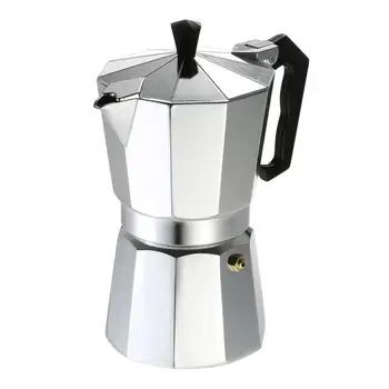 

Aluminum Coffee Pot 50Ml 1Cup Coffee Maker Espresso Percolator Stovetop Mocha Pot Electric Fashion Stove