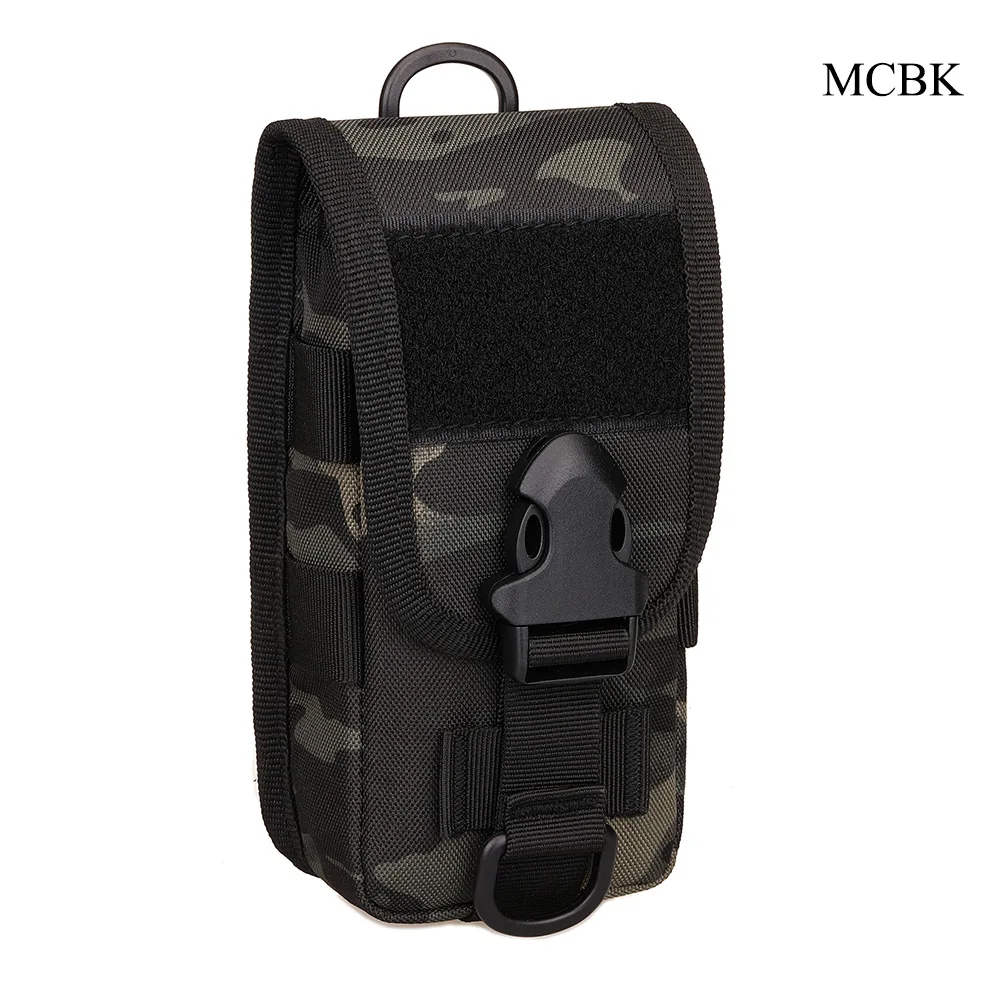 Tactical Tool Package Waerproof Nylon 5.8 Inch Full-Cover Mobile Phone Case Outdoor Sports Running Trekking Small Crossbody Bags