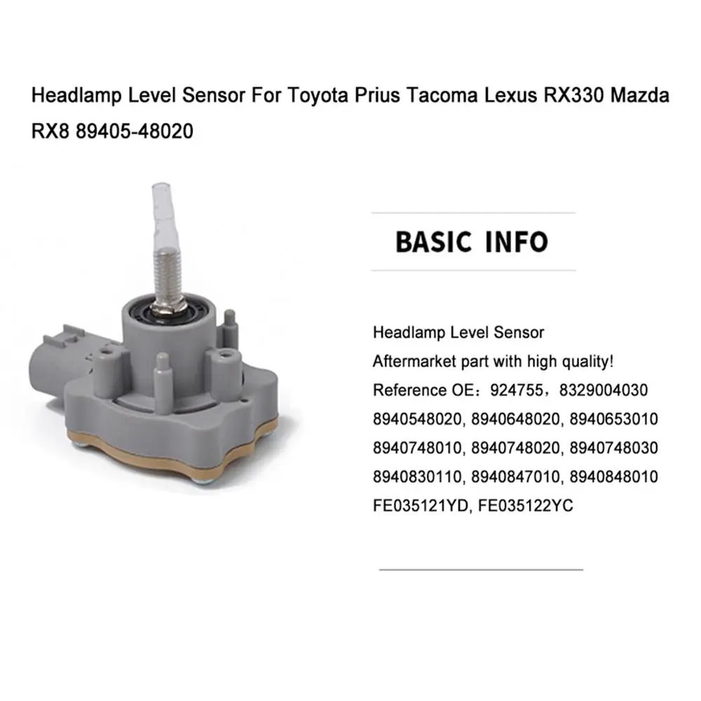 Датчик уровня фары для Toyota Prius Tacoma Lexus RX330 Mazda RX8 OE: 89405-48020