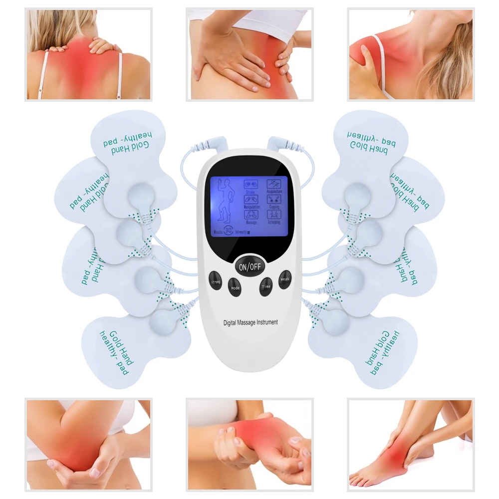 acupuntura massagem corporal terapia digital massageador estimulador muscular electrostimulator