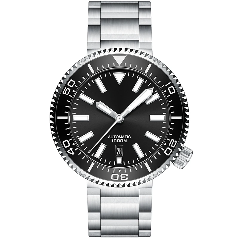 STEELDIVE 1976 Big Dial 46mm Diver Watch 1000m C3 Super Luminous Diving Watches NH35 Sapphire Automatic Men Steel Dive | Наручные часы