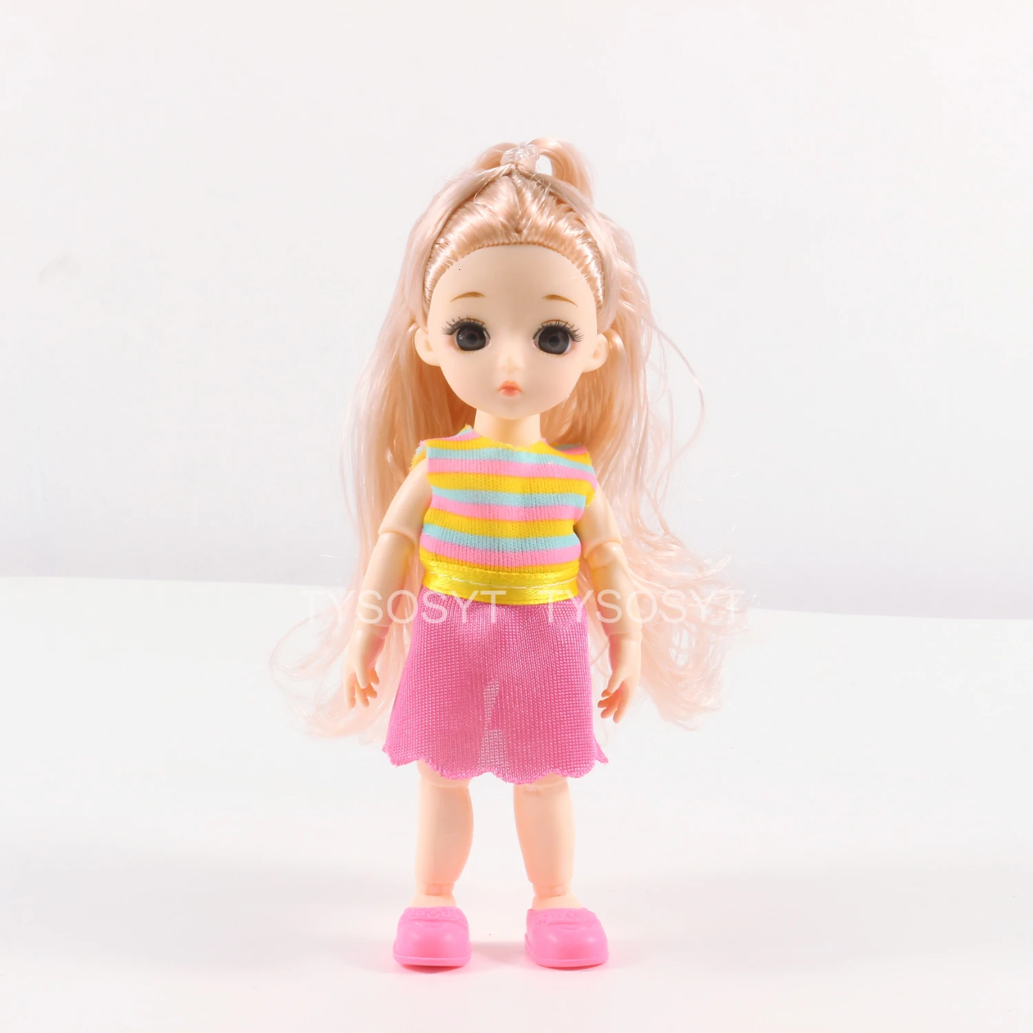 2 1/12 13 Moveable Jointed 16cm Dolls Toys Lovely Baby Doll Nude Women Body Fashion Dolls Toy For Girls Gift Dress Up Normal Skin - Цвет: 2