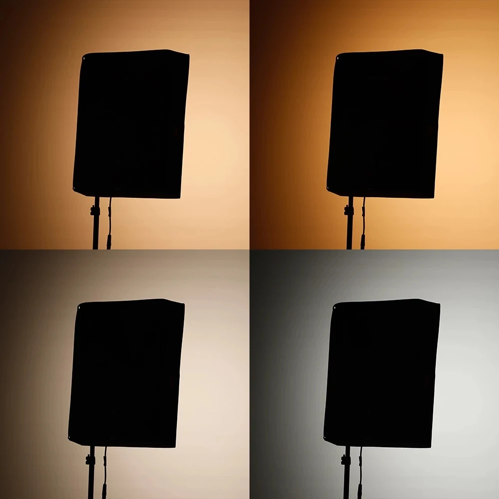팔콘 눈 RX-18TDX II 100W 사진 방수 LED 접이식 빛 바이 컬러 3000K-5600K 유연한 필 램프 영화 비디오