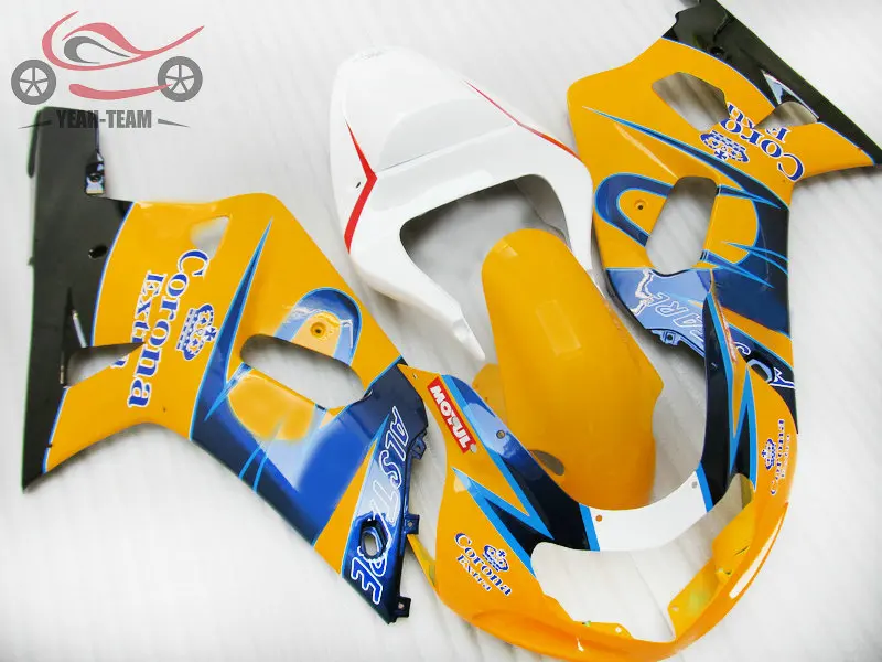 Высокое качество китайский Обтекатели для Suzuki GSX R600 2004 2005 GSXR750 K4 04 05 GSXR 600 750 лампа "Corona" комплекты мотоциклетных обтекателей