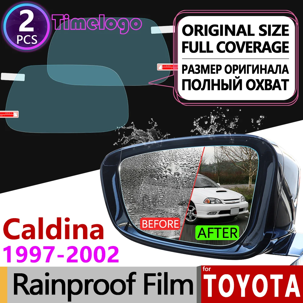 

For Toyota Caldina Corona 1997 1998 2000 2001 2002 T210 Anti Fog Film Rearview Mirror Rainproof Anti-Fog Films Clean Accessories