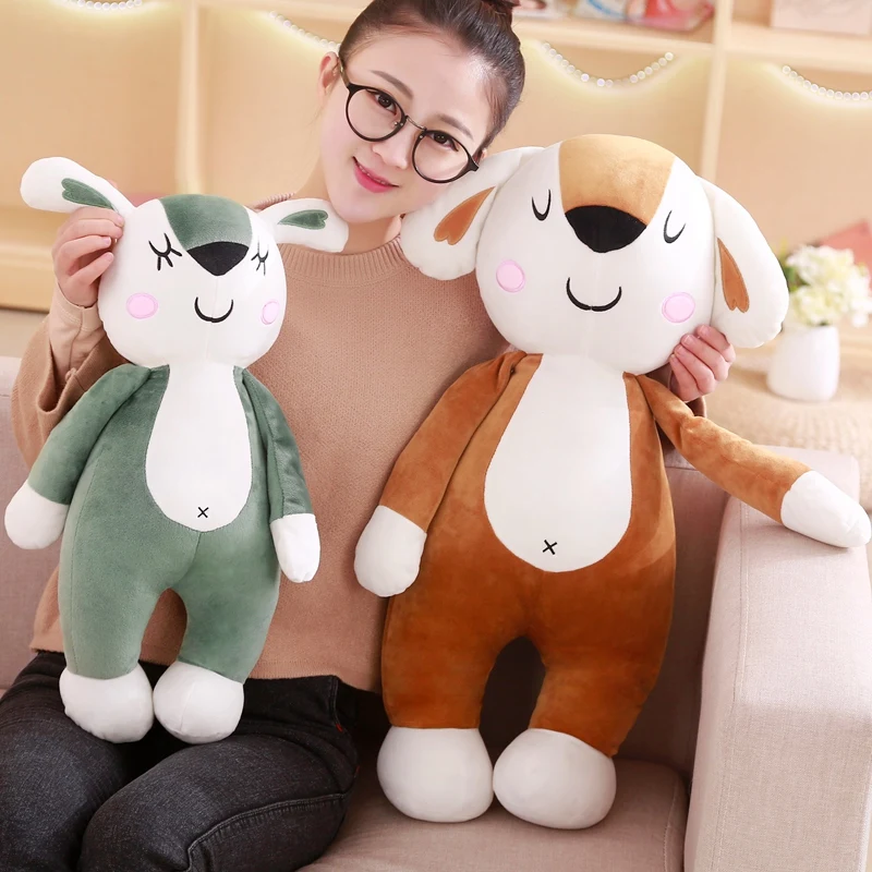 Kawaii Кролик собака мультфильм животное Мистер Собака и миссис подушки для пары