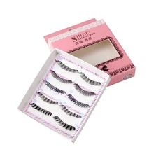 5 пар, Модные накладные ресницы для макияжа, накладные ресницы для наращивания, натуральные накладные ресницы ручной работы, Искусственные ресницы для макияжа# BC-05