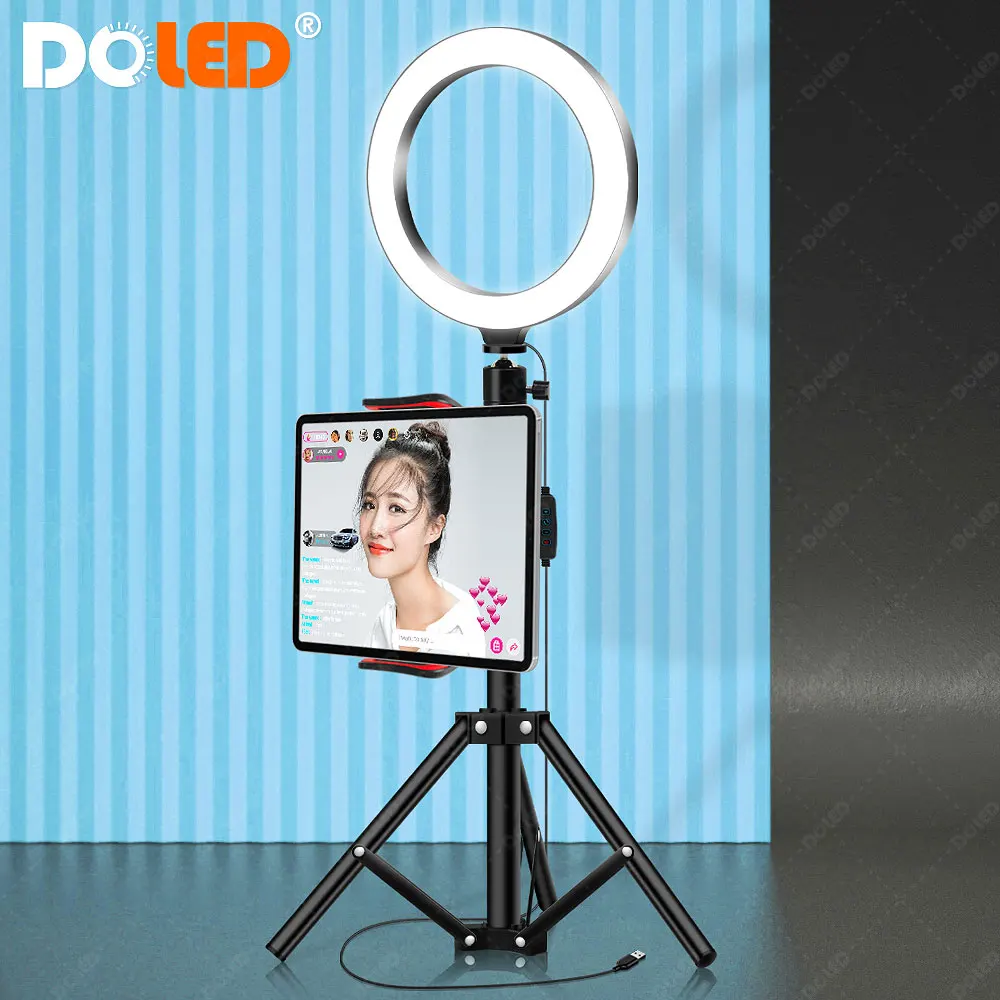 

Selfie Ring Light Led Circle Lamp Ringlight With Stand Tripod Phone Holder For Live Streaming Vidoeo Lighting On Youtube Tiktok