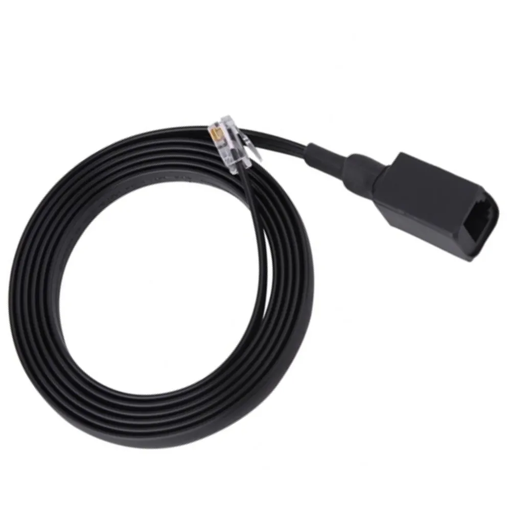 MICROPHONE HAM RADIO EXTENSION CABLE 6PIN RJ12 YAESU KENWOOD