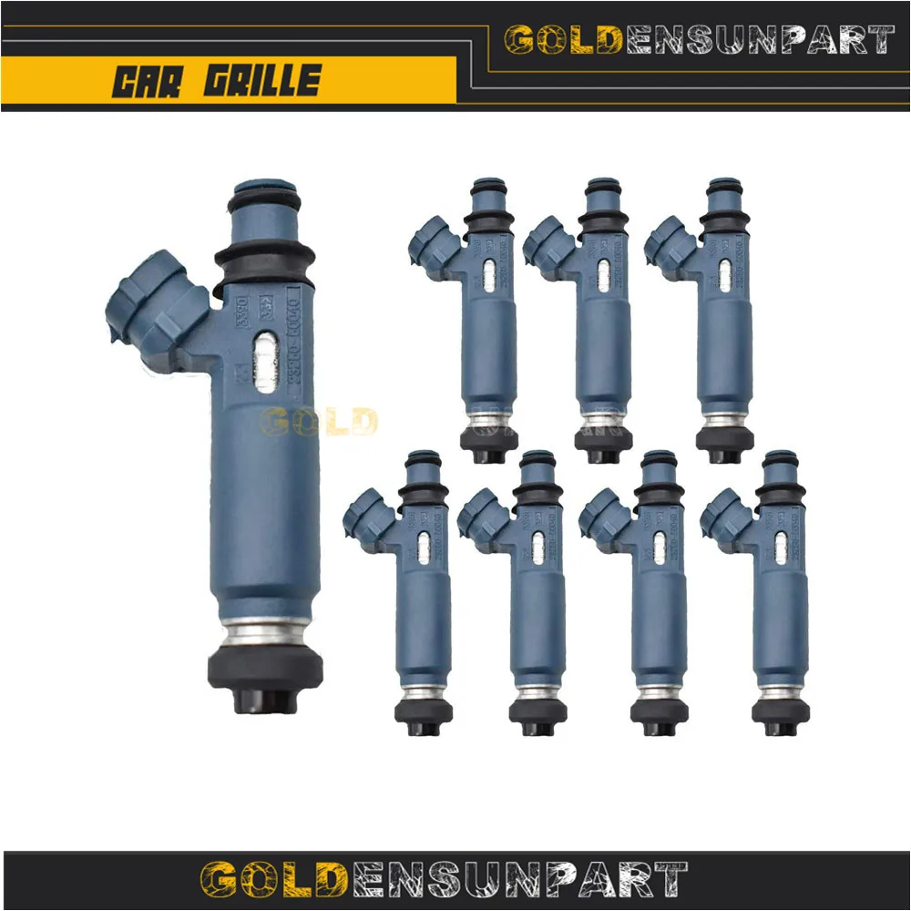 

8x 23250-50040 23209-50040 fuel injector for LEXUS NA GX470 2002~2009 LX470 1998~2007 2UZ 4.7L