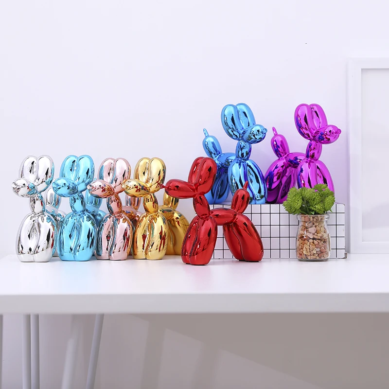 Jeff Koons воздушный шар собака украшение дома аксессуары ремесла свадебный Декор Настольный орнамент абстрактные ремесла скульптура из смолы