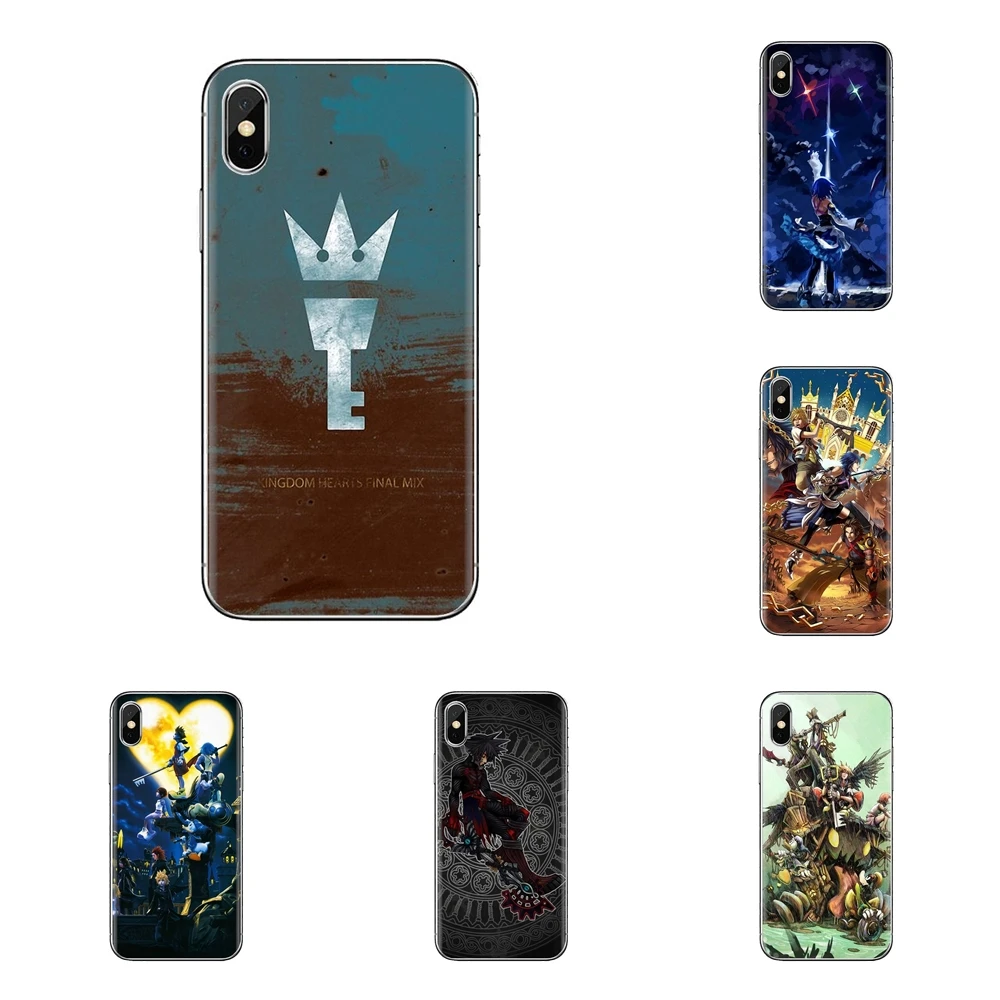 Для htc один U11 U12 X9 M7 M8 A9 M9 M10 E9 Plus Desire 630 530 626 628 816 820 830 с рисунком из аниме Kingdom Hearts