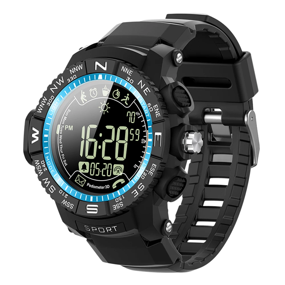 Ioutside P10 Smartwatch 1,2 ''FSTN экран Bluetooth 4,0 Водонепроницаемый Фитнес-трекер Шагомер несколько спортивных режимов Смарт-часы для мужчин