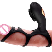 Men’s Vibration Lock Ring Wireless Remote Control Dildo Vibrators Adult Sextoys Of Ejaculation Delay Vibrating Ring Masturbation