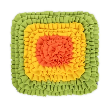 

Sniff Space Wood Shelf Leaking Food Ring Pet Sniff Pad Bite-Resistant Training Dog Fun Toy