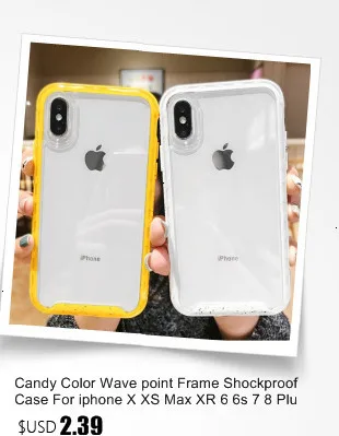 Модный противоударный бампер Прозрачный чехол для телефона для iPhone X 11 XR XS Max 8 7 6 6S Plus Прозрачная защитная задняя силиконовая крышка