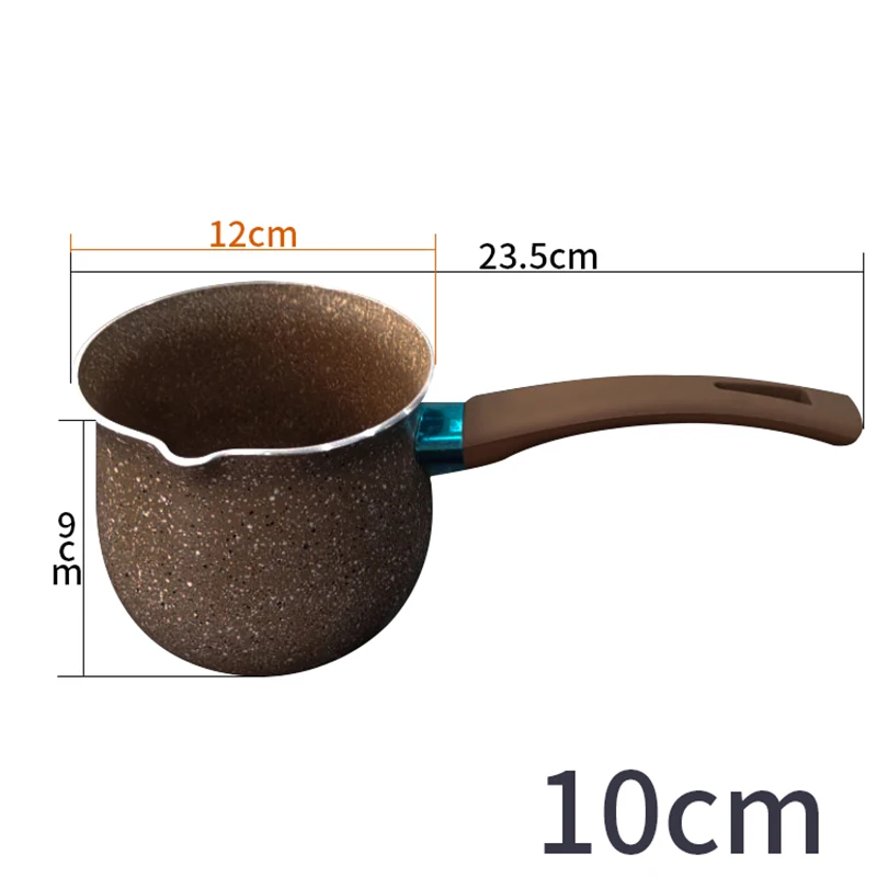 Single Handle Anti-scalding Coffee Pot Non-stick Pan Mini Milk Pot P7Ding