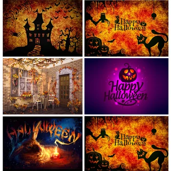 

SHENGYONGBAO Art Fabric Photography Backdrops Halloween Day Theme Photography Background 19927WJ-05