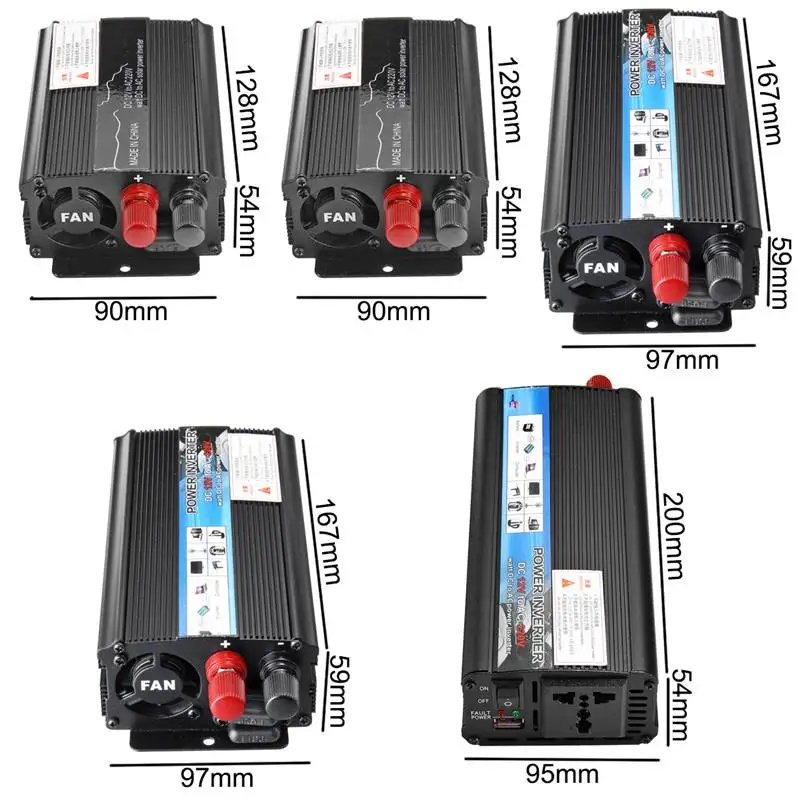 Инвертор 6000/5000/4000/3500/3000W DC12V для AC220V конвертер модифицированный синусоидный инвентор с Мощность инвертор Напряжение трансформатор конвертер