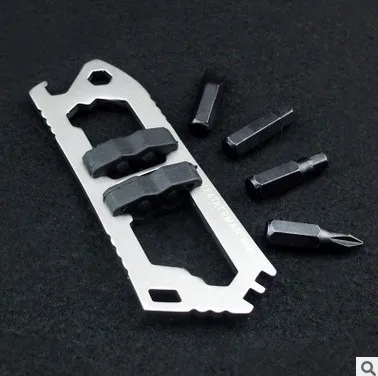 Акула открытый портативный кемпинг использовать оборудование аварийный инструмент Приключения Утилита открытый аварийные аксессуары с 4 винтовой головкой