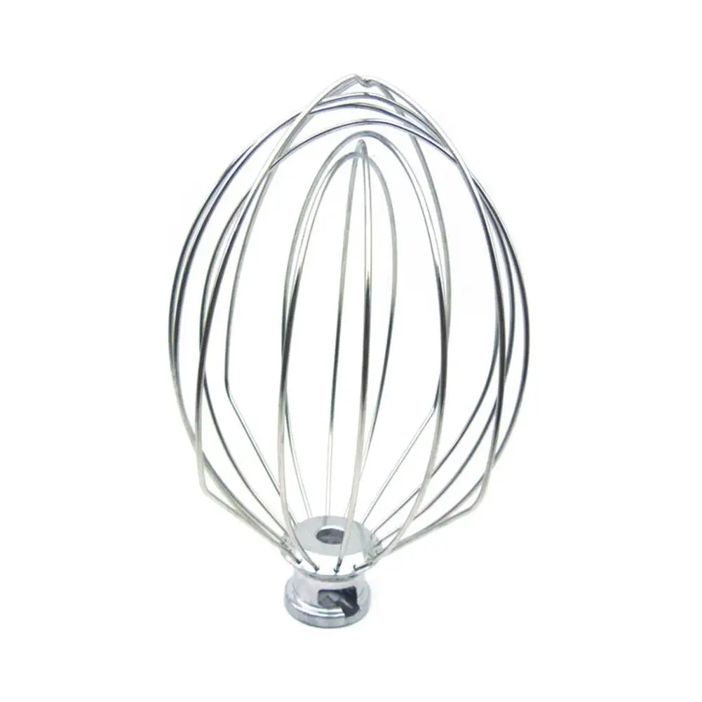 

304 Stainless Steel Wire Whip Mixer Attachment For KitchenAid K45WW 9704329 Flour Cake Balloon Whisk Egg Cream Stirrer