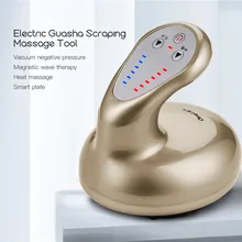 Profession Massager Hot Compress Guasha Massager Electric Heated Scraping Vacuum Negative Pressure Detoxification Slim Massager